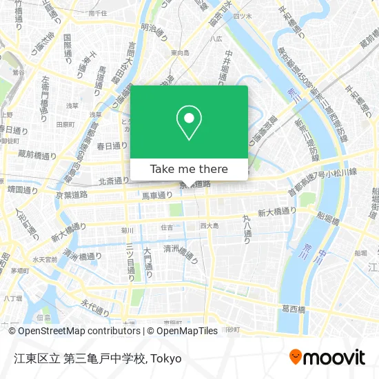 江東区立 第三亀戸中学校 map