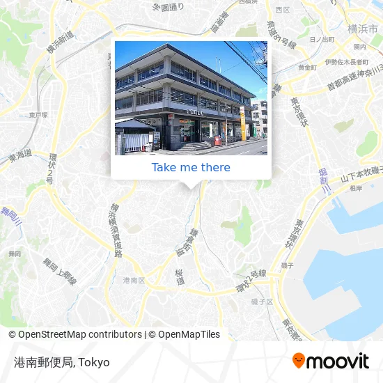 Konan Post Office map