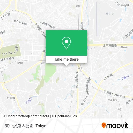 東中沢第四公園 map