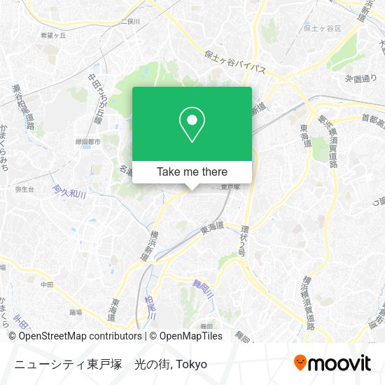 ニューシティ東戸塚　光の街 map