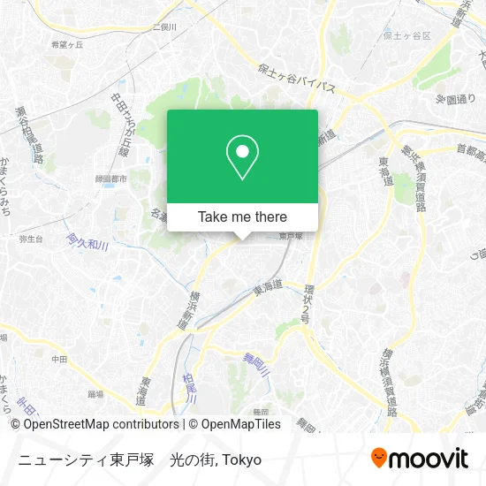 ニューシティ東戸塚　光の街 map