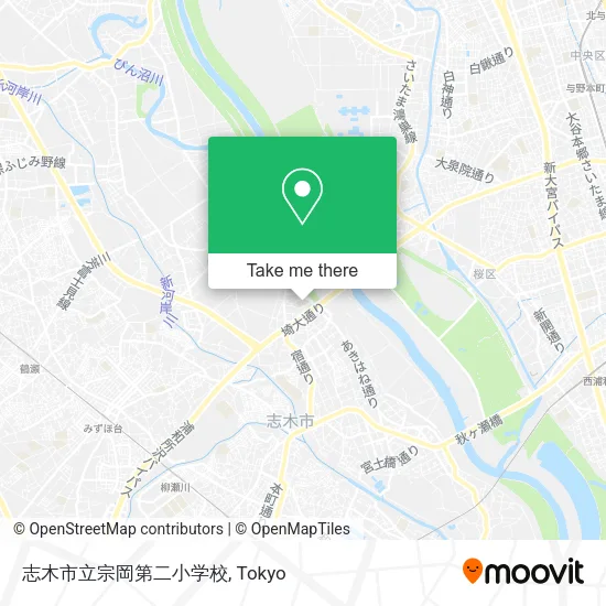 志木市立宗岡第二小学校 map