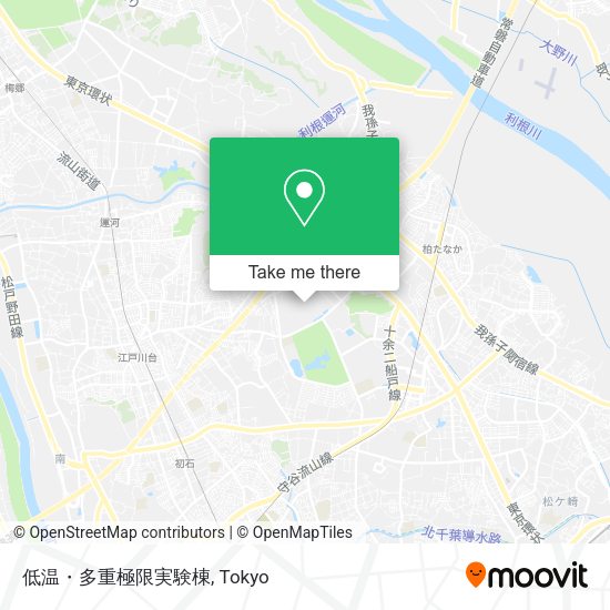 低温・多重極限実験棟 map