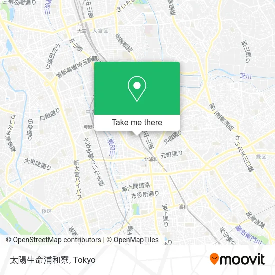 太陽生命浦和寮 map