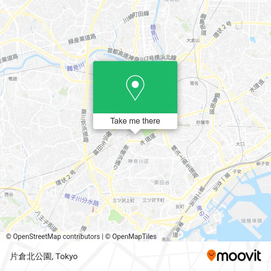 片倉北公園 map