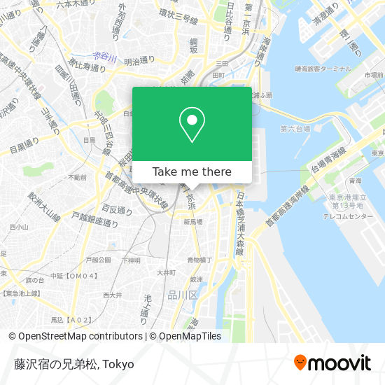 藤沢宿の兄弟松 map