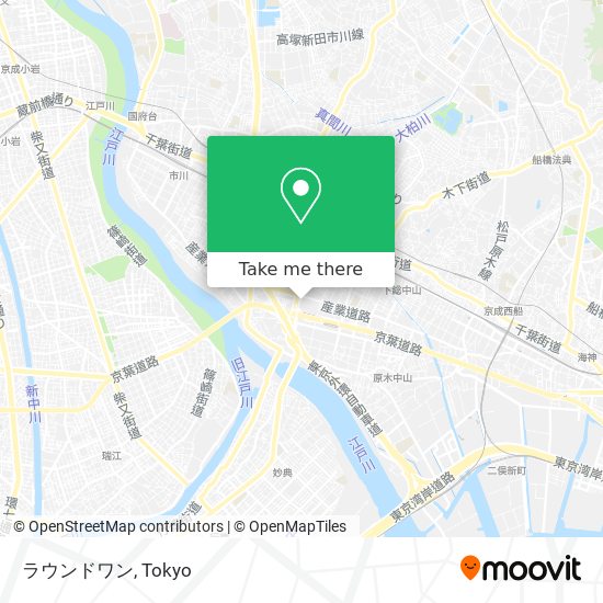 How To Get To ラウンドワン Round One In 市川市 By Metro Or Bus Moovit