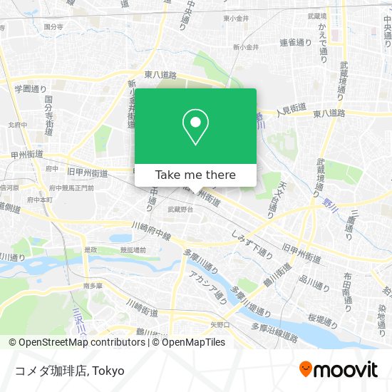 コメダ珈琲店 map
