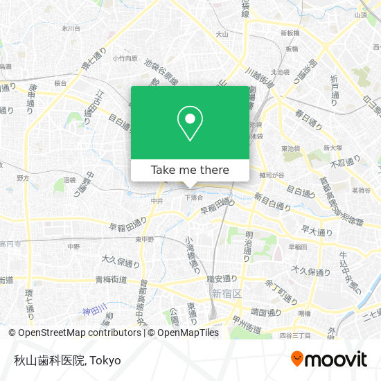 秋山歯科医院 map