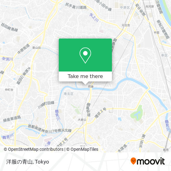 洋服の青山 map