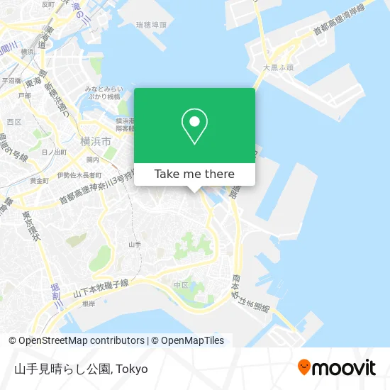 山手見晴らし公園 map