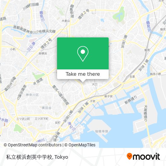 私立横浜創英中学校 map