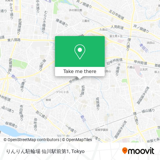 りんりん駐輪場 仙川駅前第1 map