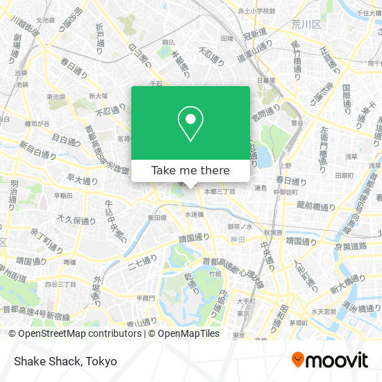 Shake Shack map