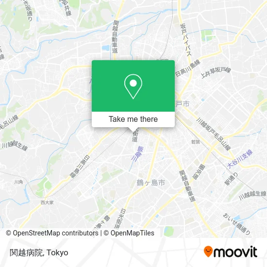 関越病院 map