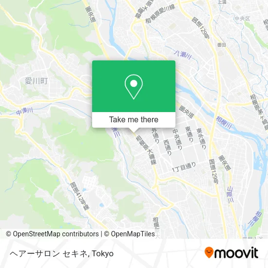 ヘアーサロン セキネ map
