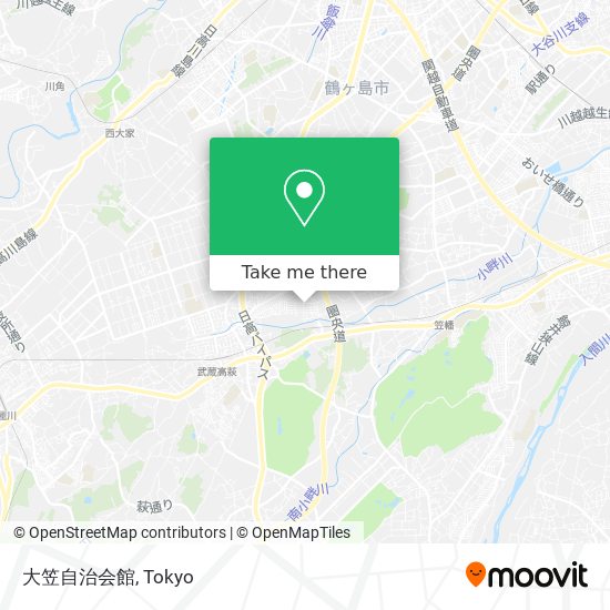 大笠自治会館 map