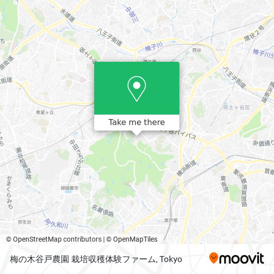 梅の木谷戸農園 栽培収穫体験ファーム map