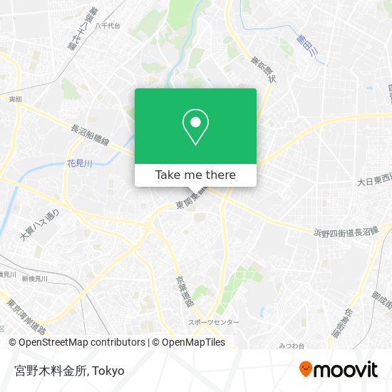 宮野木料金所 map