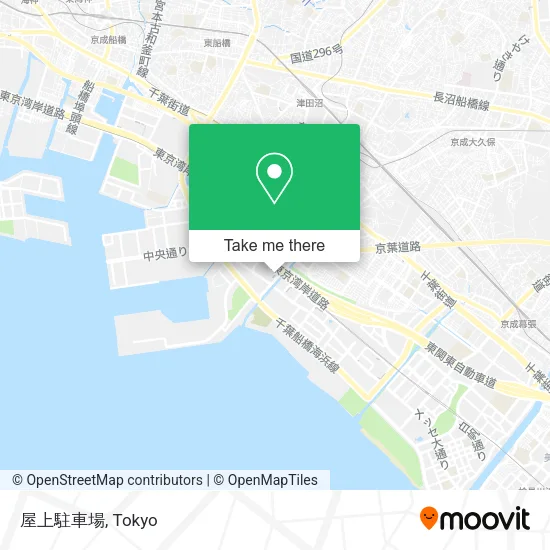 屋上駐車場 map