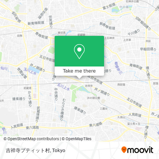 吉祥寺プティット村 map