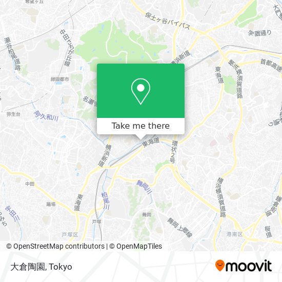大倉陶園 map