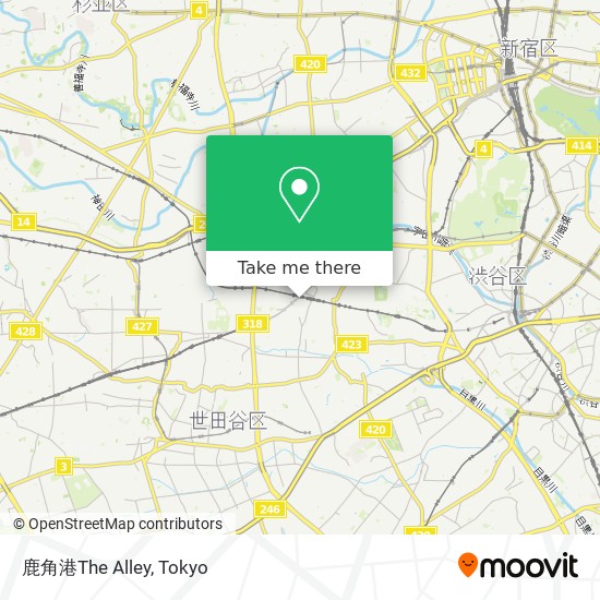 鹿角港The Alley map