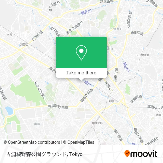 古淵鵜野森公園グラウンド map