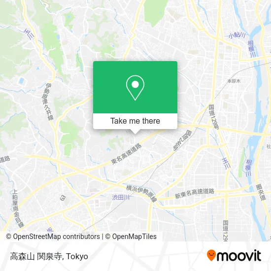 高森山 関泉寺 map