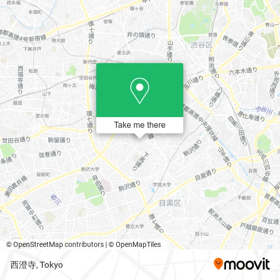 西澄寺 map