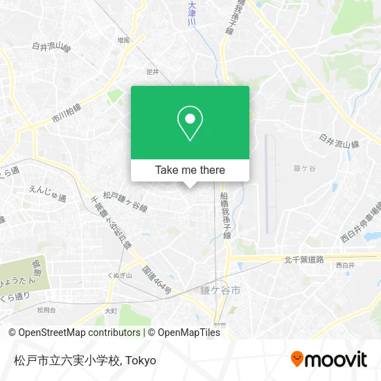 松戸市立六実小学校 map