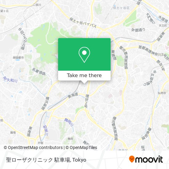 聖ローザクリニック 駐車場 map