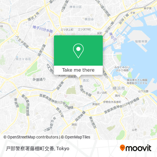 怎樣搭地鐵或巴士去横浜市的戸部警察署藤棚町交番 Moovit