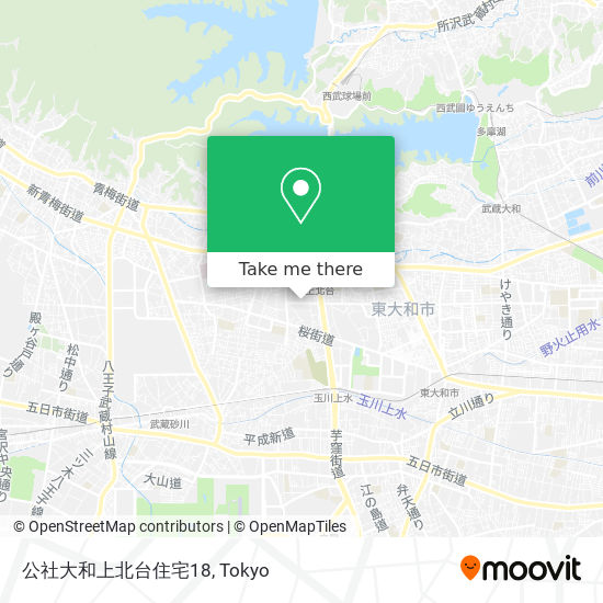 公社大和上北台住宅18 map