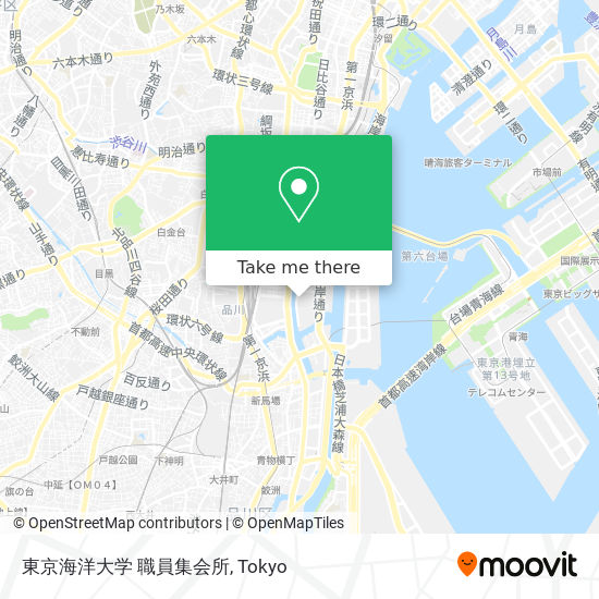 東京海洋大学 職員集会所 map
