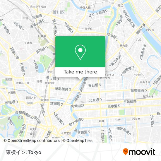 東横イン map