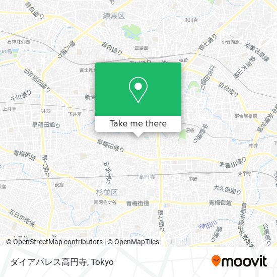 ダイアパレス高円寺 map