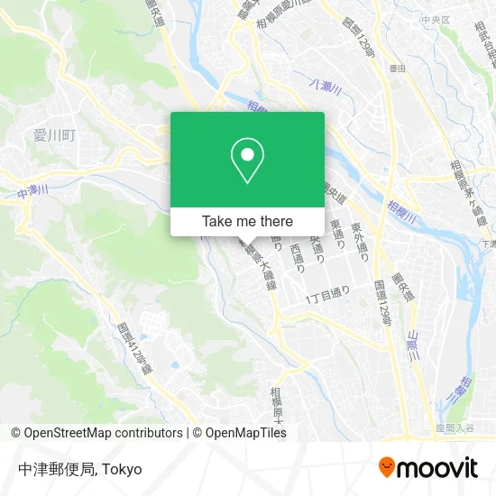 Nakatsu Post Office map