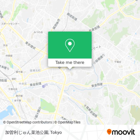 加曽利じゅん菜池公園 map