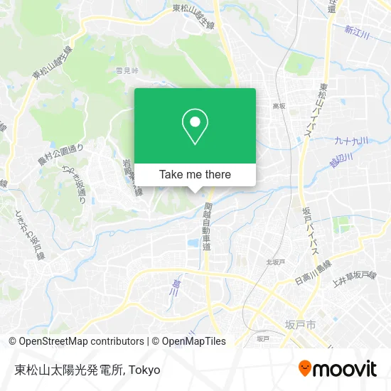 東松山太陽光発電所 map