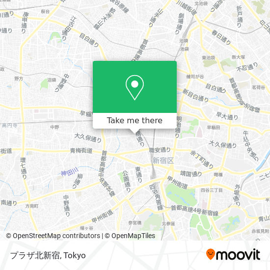 プラザ北新宿 map