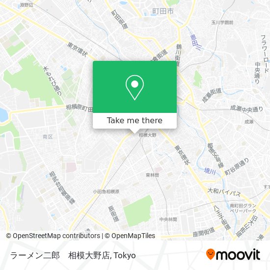 ラーメン二郎　相模大野店 map