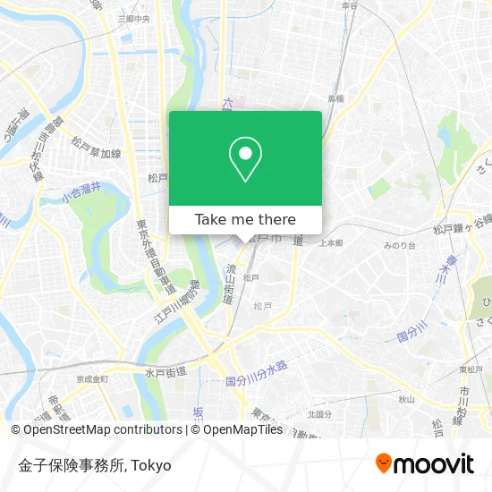 金子保険事務所 map