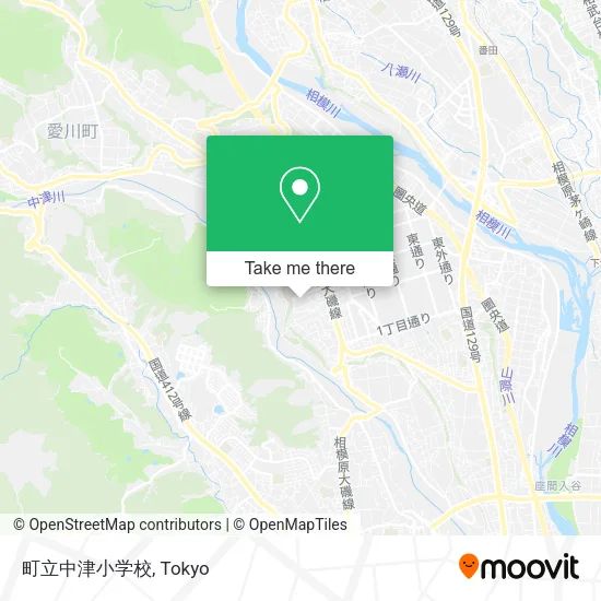 町立中津小学校 map