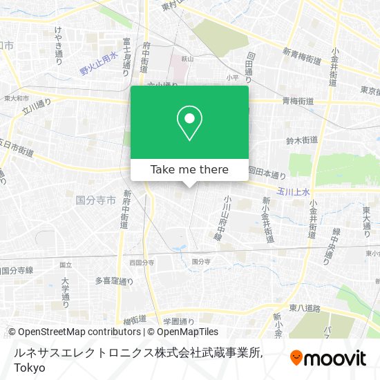 ルネサスエレクトロニクス株式会社武蔵事業所 map