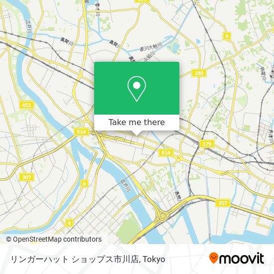 リンガーハット ショップス市川店 map