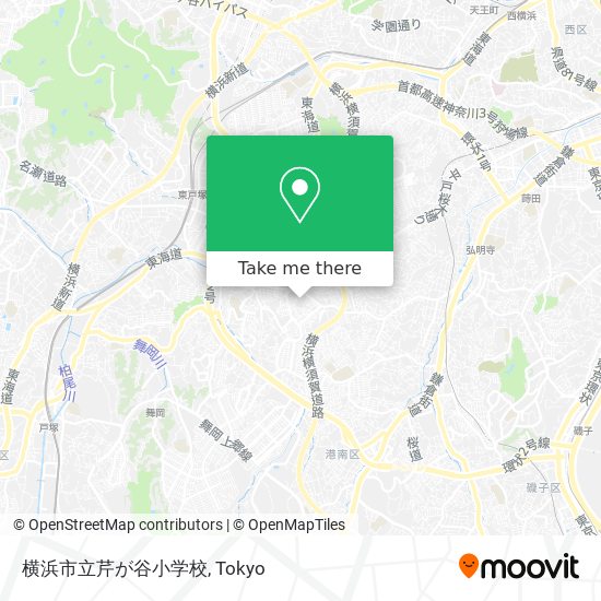 横浜市立芹が谷小学校 map