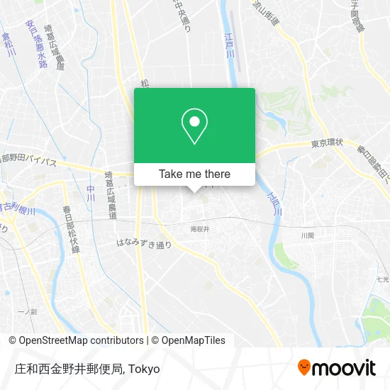 庄和西金野井郵便局 map