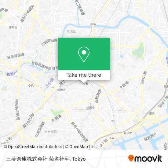 三菱倉庫株式会社 菊名社宅 map