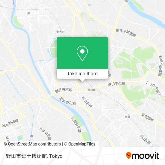野田市郷土博物館 map